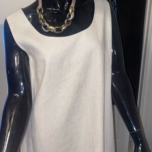 Jessica Howard Linen, lined cream summer dress